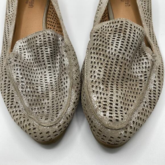 Crown Vintage Veneta Metallic Loafers‎ Size 7.5 - Picture 2 of 8
